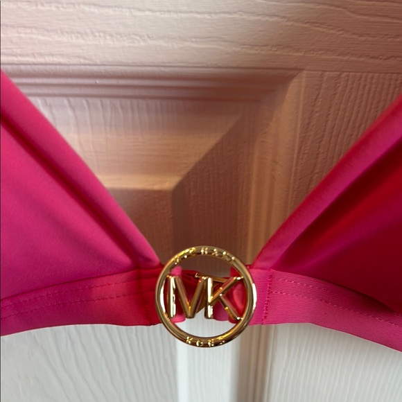 Pink Michael Kors Women's Bikini Top - Picture 3 of 6